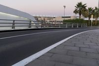 Urban Highways at Dawn in Abu Dhabi, UAE