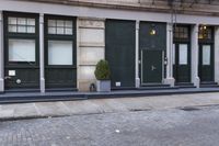 New York City Architecture - Urban Home with Tree-Lined Street