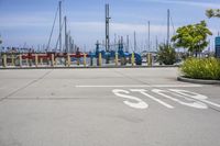 Urban Infrastructure: Long Beach Pier and Asphalt Road