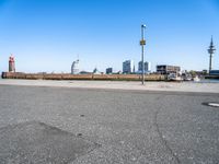 Urban Landscape with Clear Sky in Bremerhafen, Germany