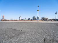 Urban Landscape with Clear Sky in Bremerhafen, Germany