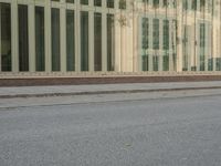 Urban Landscape in Germany: Glass Wall Facade
