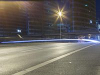 Urban Landscape in Germany with Street Lights