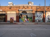 Urban Landscape of Los Angeles: Office Buildings and Roads