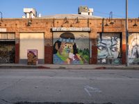 Urban Landscape of Los Angeles: Office Buildings and Roads