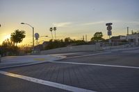 Urban Landscape of Los Angeles on a Sunny Evening (003)