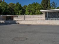 Urban Landscape: Road with Clear Sky in Barcelona