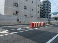 Urban Landscape of Tokyo, Japan: A Highway with Armco Barriers