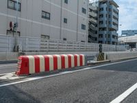 Urban Landscape of Tokyo, Japan: A Highway with Armco Barriers