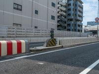 Urban Landscape of Tokyo, Japan: A Highway with Armco Barriers