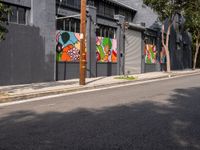 Urban Landscape with Warehouse in Los Angeles, USA