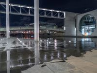 The Urban Lights of Berlin: Office Buildings and Canals