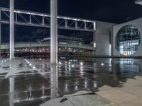 The Urban Lights of Berlin: Office Buildings and Canals