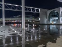 The Urban Lights of Berlin: Office Buildings and Canals