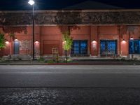 Urban Lights at Night: Warehouse and Storage Buildings in Salt Lake City