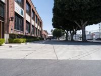 Urban Landscape of Los Angeles: Road and Clear Skies
