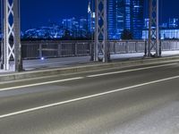 Urban Metropolis in Europe: Night Skyline