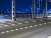 Urban Metropolis in Europe: Night Skyline