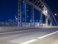 Urban Metropolis in Europe: Night Skyline