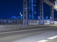 Urban Metropolis in Europe: Night Skyline