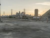 Urban Metropolis: Los Angeles City in the Morning Dawn