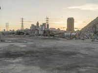 Urban Metropolis: Los Angeles City in the Morning Dawn