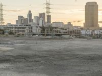 Urban Metropolis: Los Angeles City in the Morning Dawn