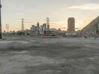 Urban Metropolis: Los Angeles City in the Morning Dawn