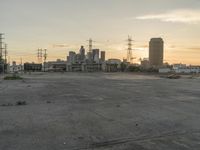 Urban Metropolis: Los Angeles City in the Morning Dawn