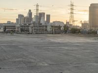 Urban Metropolis: Los Angeles City in the Morning Dawn