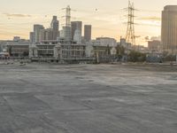 Urban Metropolis: Los Angeles City in the Morning Dawn