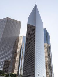 Urban Metropolis: Clear Sky and Skyscrapers