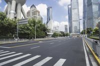 Urban Metropolis Streets in Shanghai, China (001)