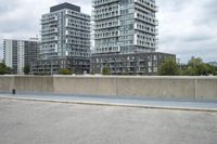Urban Metropolitan Area Park: City Concrete Architecture