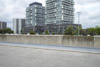 Urban Metropolitan Area Park: City Concrete Architecture
