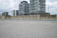 Urban Metropolitan Area Park: City Concrete Architecture