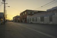 Urban Neighbourhood Architecture on a Sunny Day
