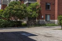Urban Neighbourhood in Toronto: Classic Brick Houses