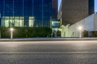 Urban Night Cityscape in Toronto