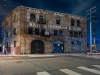 Urban Night Lights in California's Arts District