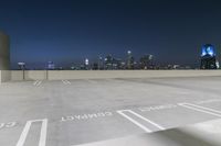 Urban Night Lights Clear Skyline 003