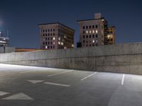 Urban Night in Salt Lake City, Utah