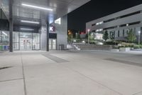 Urban Night View of Toronto's Business District