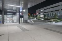 Urban Night View of Toronto's Business District