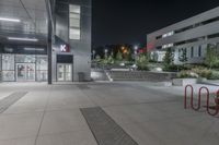 Urban Night View of Toronto's Business District