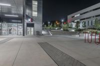 Urban Night View of Toronto's Business District