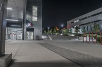 Urban Night View of Toronto's Business District