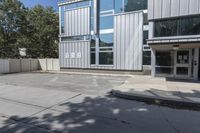 Urban Office Building in Toronto: Parking Lot and City Life