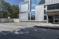 Urban Office Building in Toronto: Parking Lot and City Life