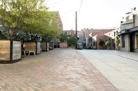 Urban Open Space with Clear Sky in City